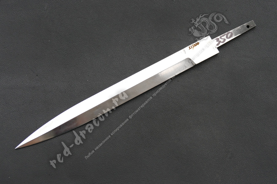 Клинок кованный для ножа Х12МФ "DAS350"
