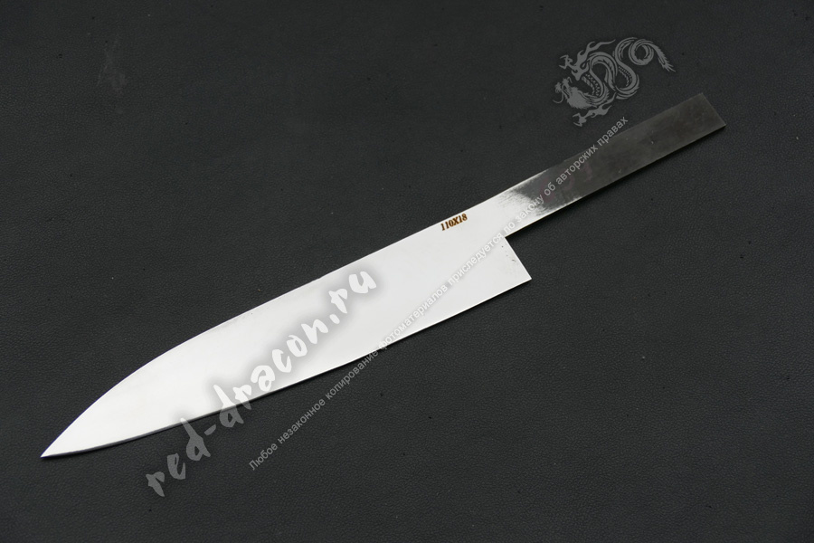 Клинок кованный для ножа 110х18 "DAS699"