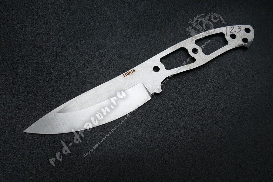 Клинок кованный для ножа 110х18 "СПЕЦ-31"